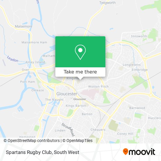 Spartans Rugby Club map