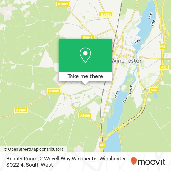 Beauty Room, 2 Wavell Way Winchester Winchester SO22 4 map