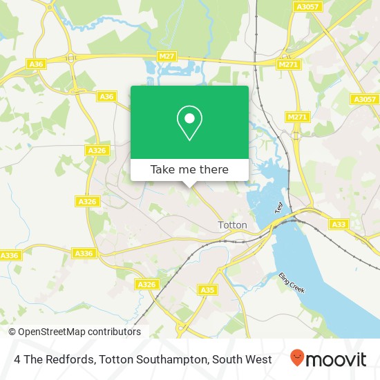 4 The Redfords, Totton Southampton map