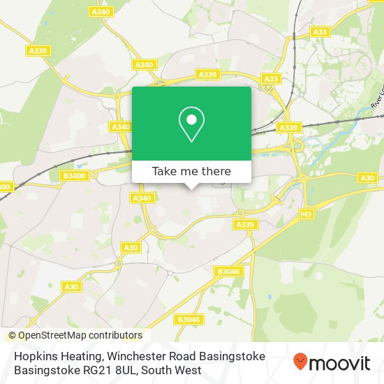 Hopkins Heating, Winchester Road Basingstoke Basingstoke RG21 8UL map