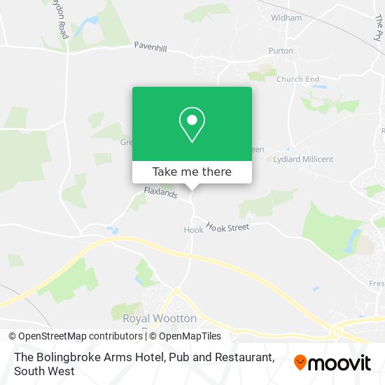 The Bolingbroke Arms Hotel, Pub and Restaurant map