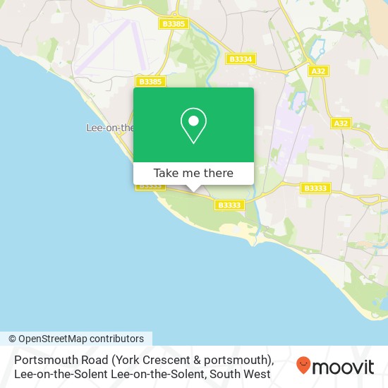 Portsmouth Road (York Crescent & portsmouth), Lee-on-the-Solent Lee-on-the-Solent map
