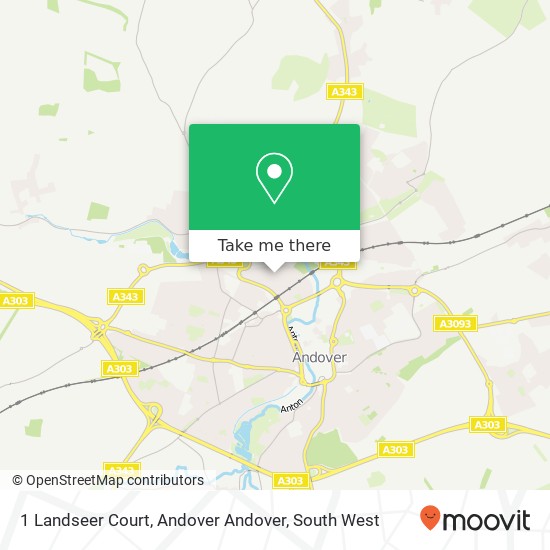 1 Landseer Court, Andover Andover map