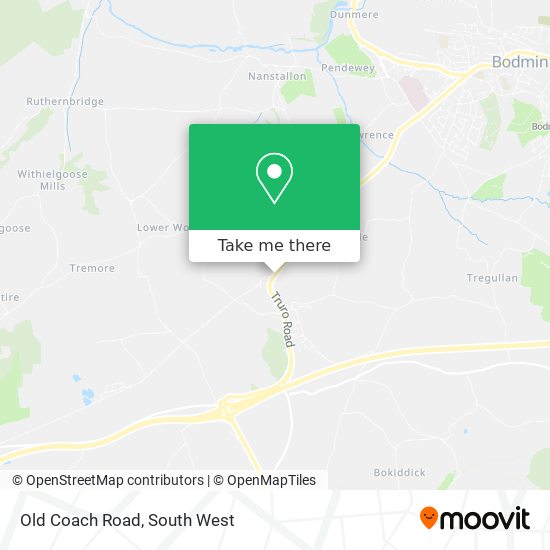 Old Coach Road map