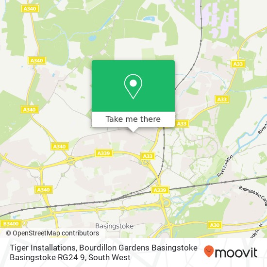 Tiger Installations, Bourdillon Gardens Basingstoke Basingstoke RG24 9 map