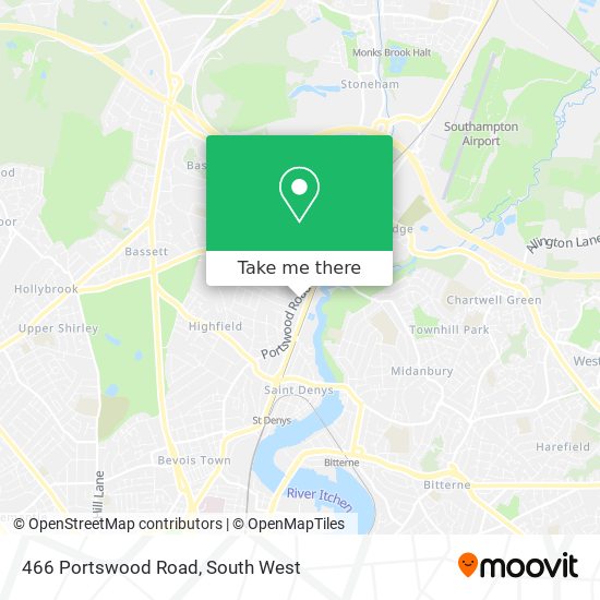 466 Portswood Road map