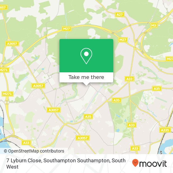 7 Lyburn Close, Southampton Southampton map