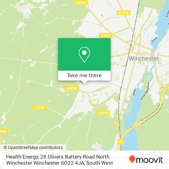Health Energy, 28 Olivers Battery Road North Winchester Winchester SO22 4JA map