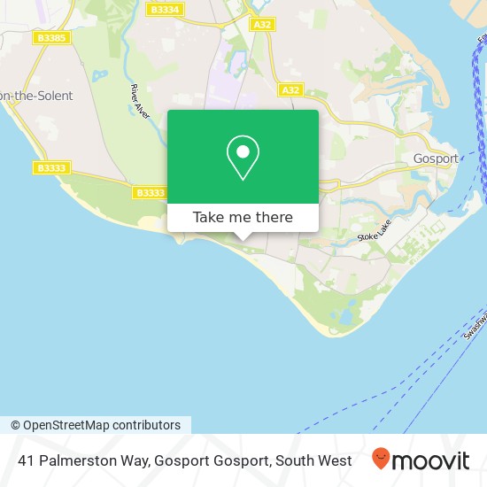 41 Palmerston Way, Gosport Gosport map