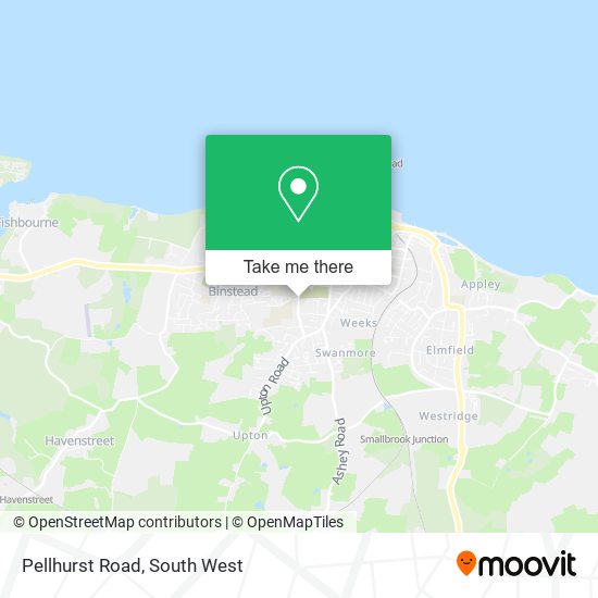 Pellhurst Road map