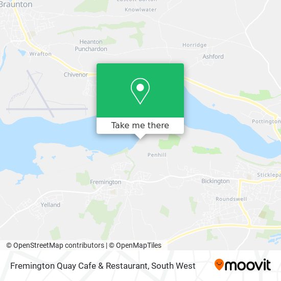 Fremington Quay Cafe & Restaurant map