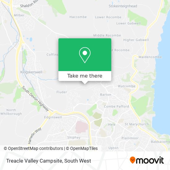 Treacle Valley Campsite map