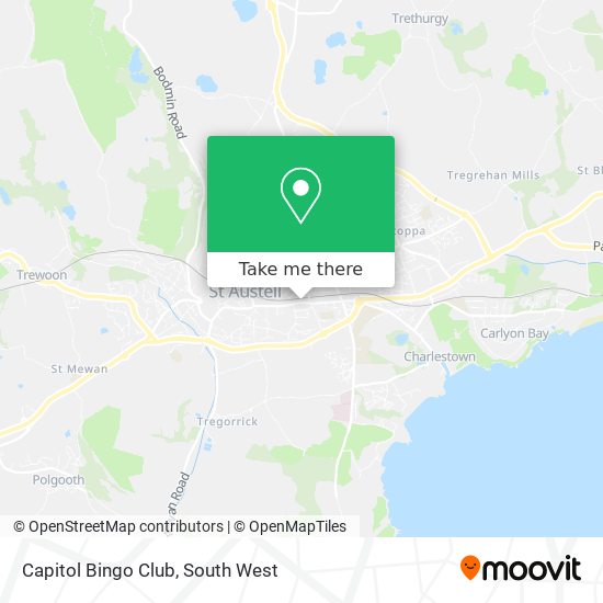 Capitol Bingo Club map