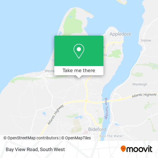 Bay View Road map