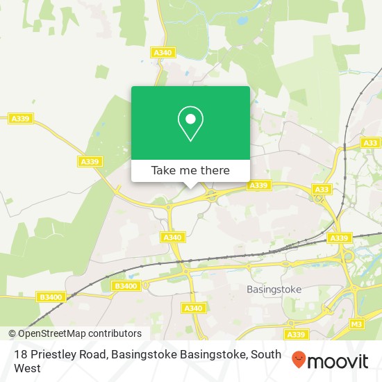 18 Priestley Road, Basingstoke Basingstoke map