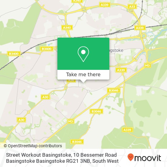 Street Workout Basingstoke, 10 Bessemer Road Basingstoke Basingstoke RG21 3NB map