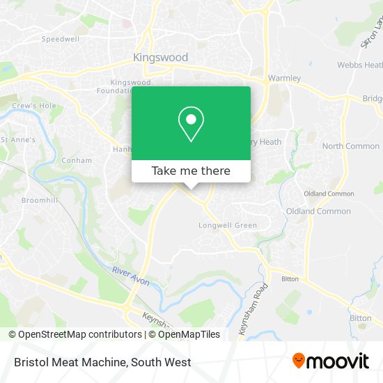 Bristol Meat Machine map