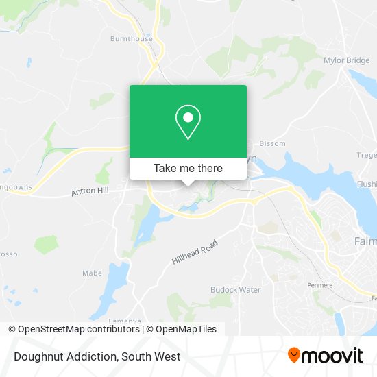 Doughnut Addiction map
