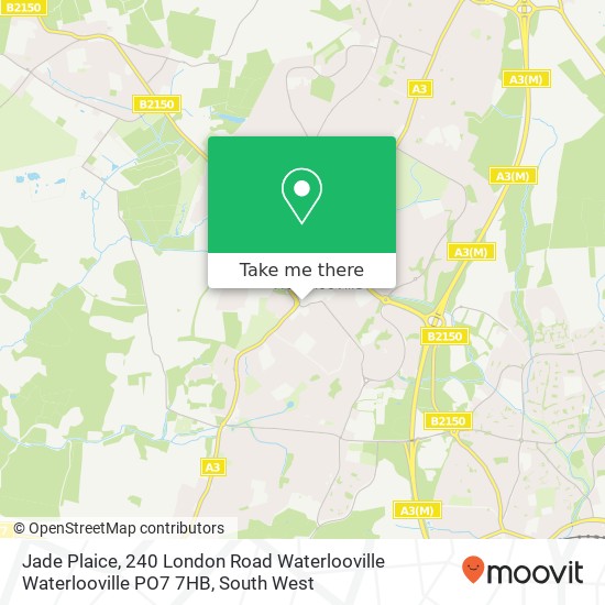 Jade Plaice, 240 London Road Waterlooville Waterlooville PO7 7HB map