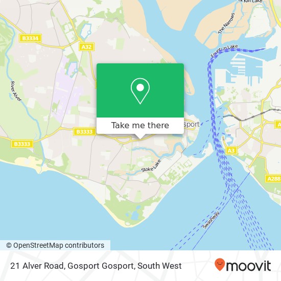 21 Alver Road, Gosport Gosport map