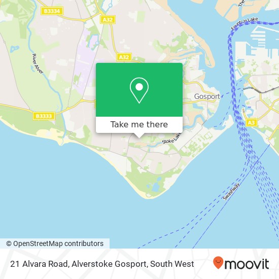 21 Alvara Road, Alverstoke Gosport map