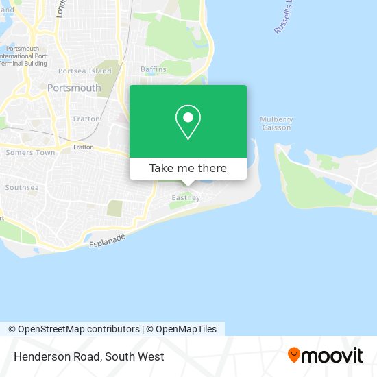 Henderson Road map
