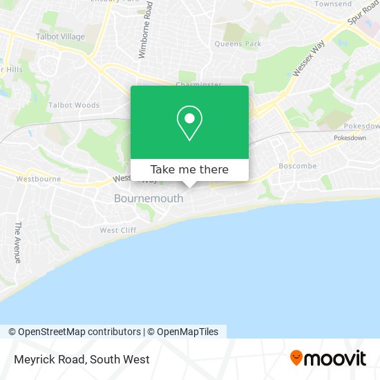 Meyrick Road map