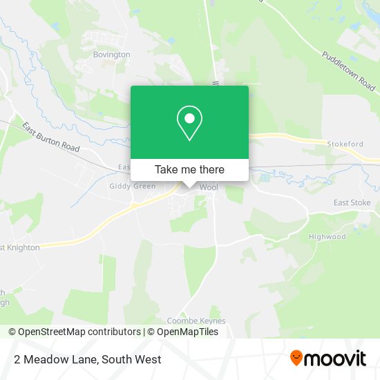 2 Meadow Lane map