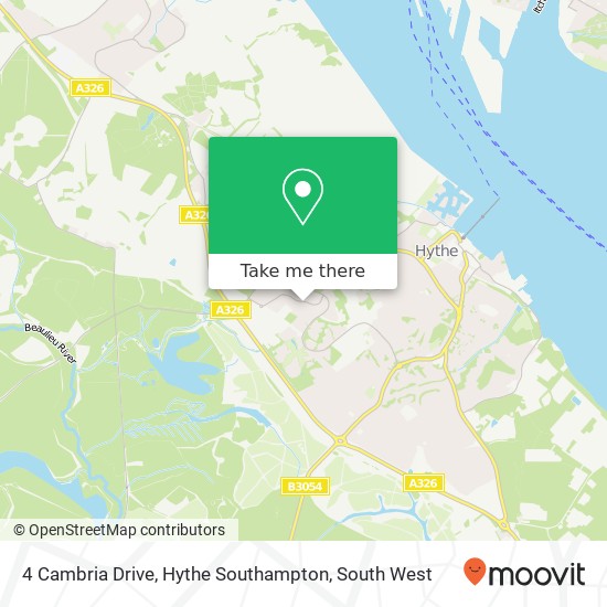 4 Cambria Drive, Hythe Southampton map