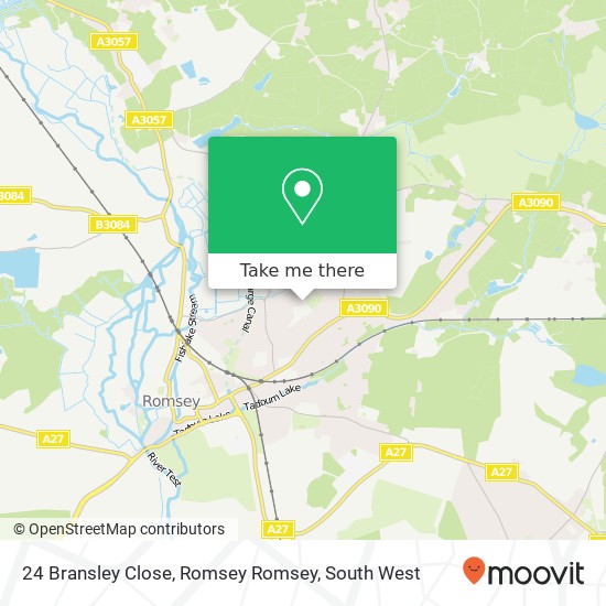 24 Bransley Close, Romsey Romsey map