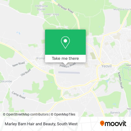 Marley Barn Hair and Beauty map