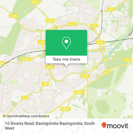 10 Bounty Road, Basingstoke Basingstoke map