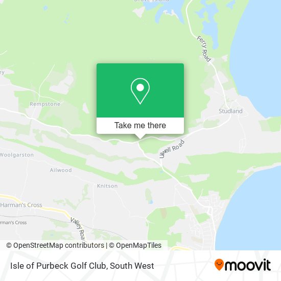 Isle of Purbeck Golf Club map