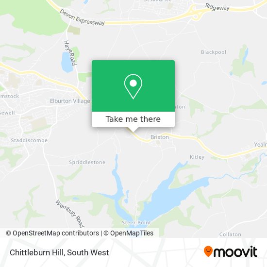 Chittleburn Hill map