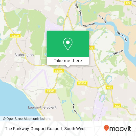 The Parkway, Gosport Gosport map