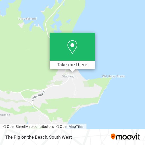 The Pig on the Beach map