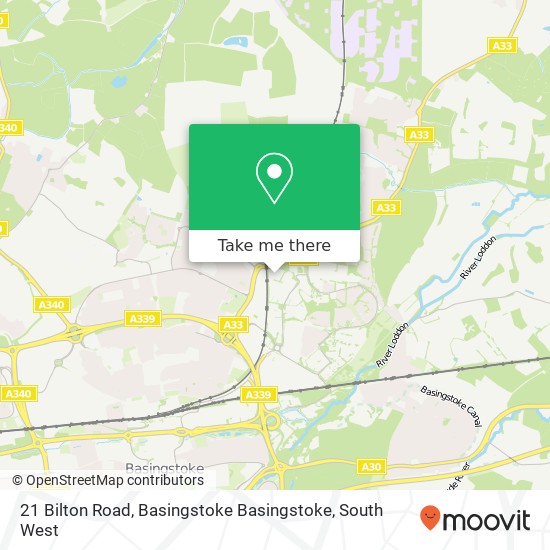 21 Bilton Road, Basingstoke Basingstoke map