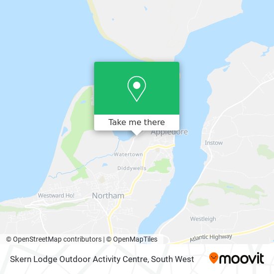 Skern Lodge Outdoor Activity Centre map