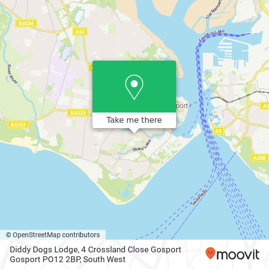 Diddy Dogs Lodge, 4 Crossland Close Gosport Gosport PO12 2BP map