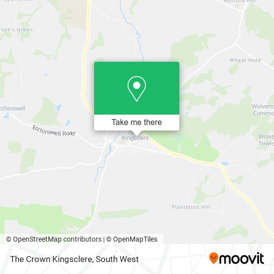 The Crown Kingsclere map