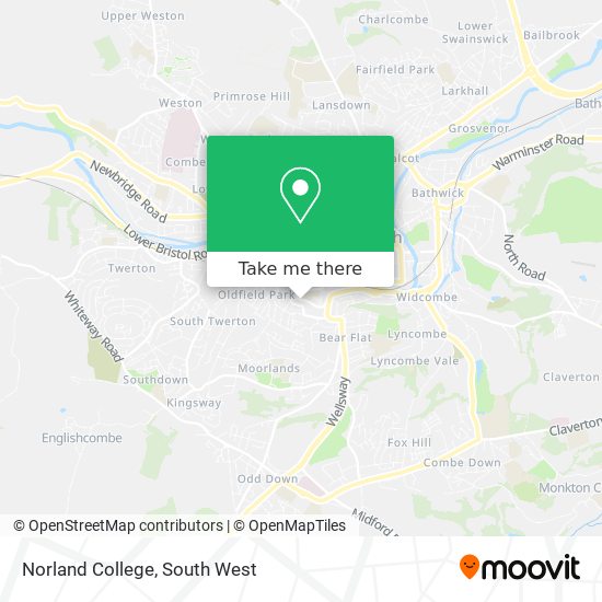 Norland College map