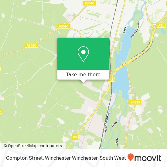 Compton Street, Winchester Winchester map