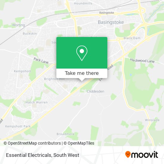 Essential Electricals map