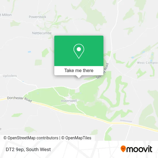 Postcode Dt29sh How to Get to DT2 9ep in Askerswell by Bus?