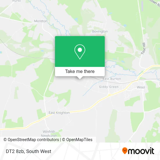 How to Get to DT2 8zb in Wool by Bus or Train?