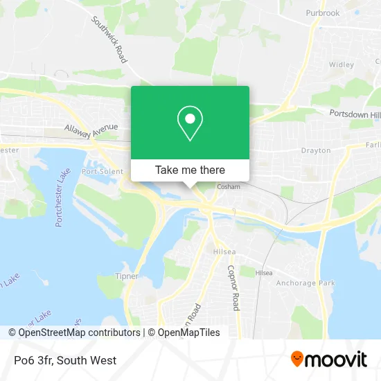 Po6 Postcode How to get to Po6 3fr with public transport?