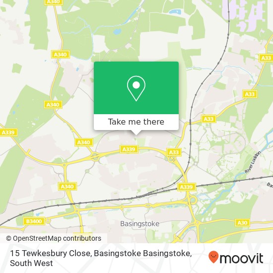 15 Tewkesbury Close, Basingstoke Basingstoke map