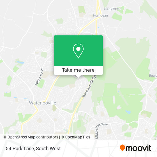54 Park Lane map