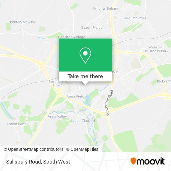 Salisbury Road map