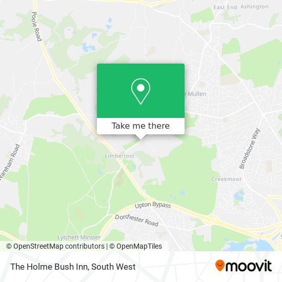 The Holme Bush Inn map